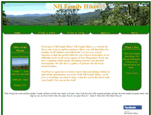 Tablet Screenshot of nhfamilyhikes.com